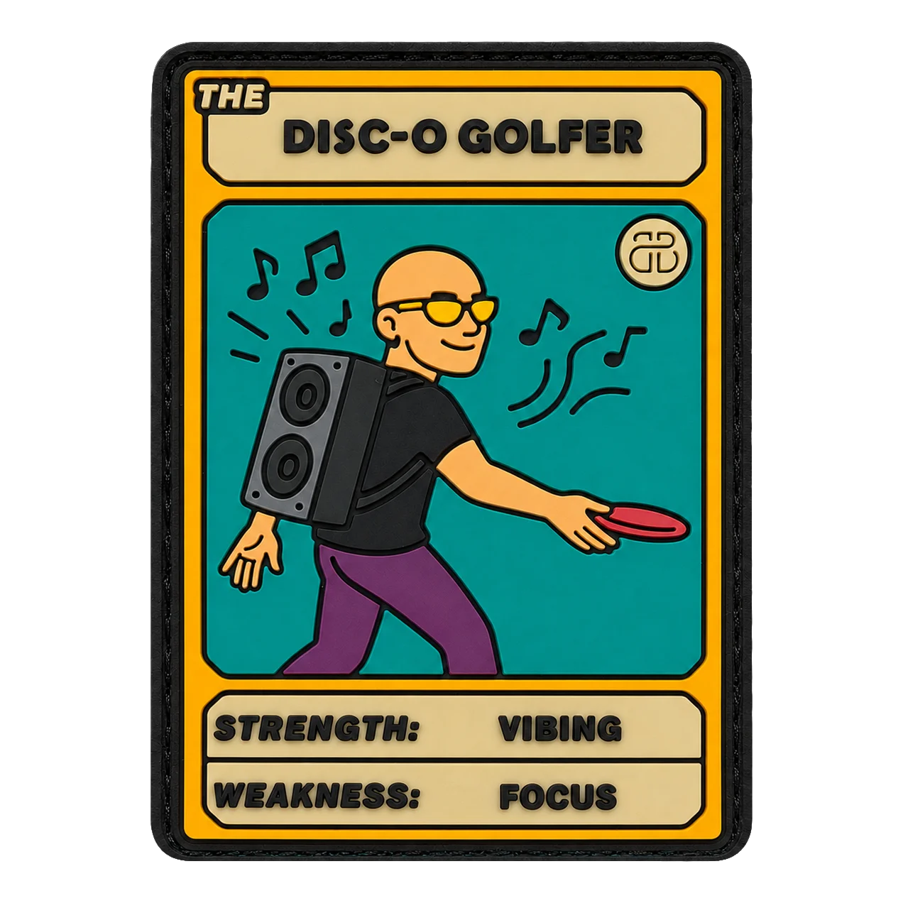 Disc-o Golfer Character Patch