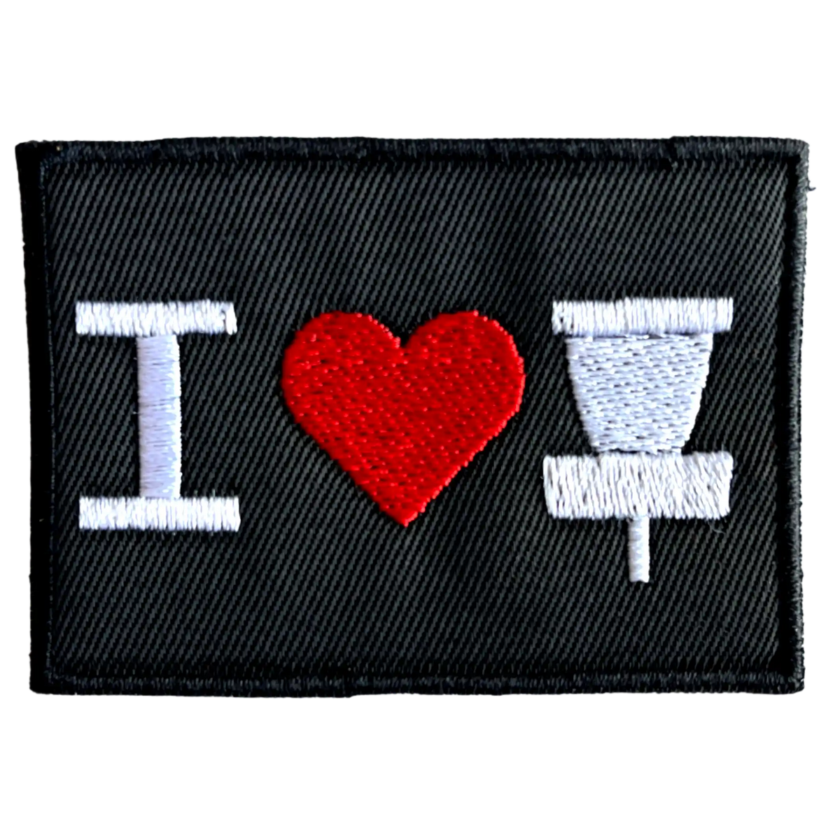"I love disc golf" Patch