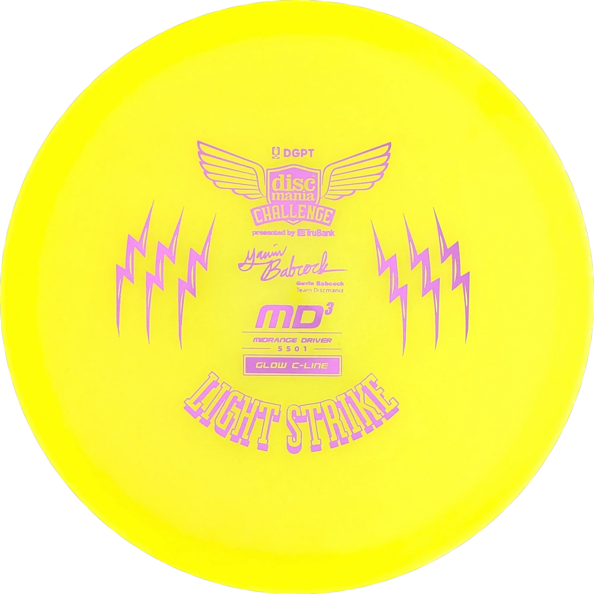 C-line Glow 2026 Discmania Challenge MD3