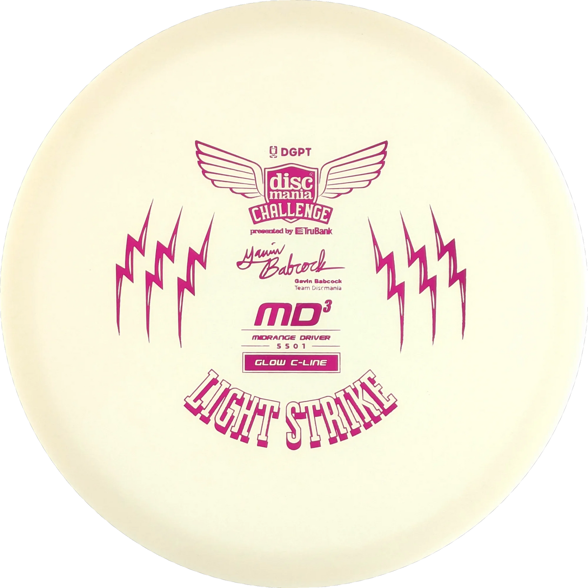 C-line Glow 2026 Discmania Challenge MD3
