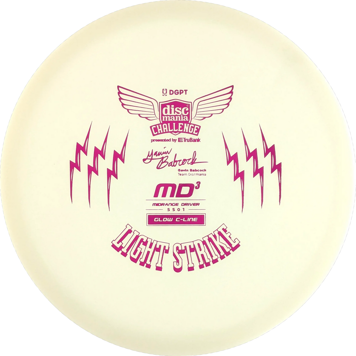 C-line Glow 2026 Discmania Challenge MD3
