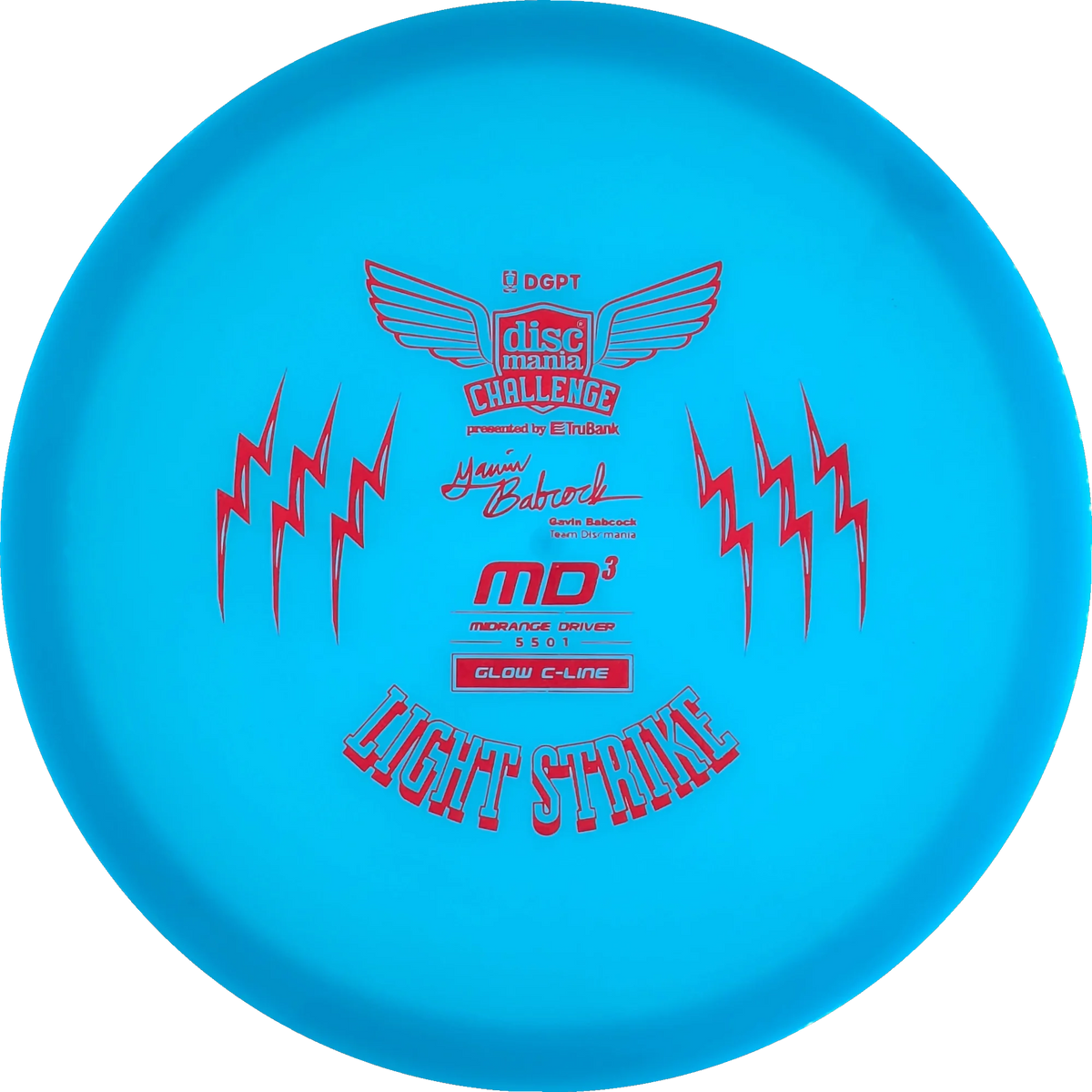 C-line Glow 2026 Discmania Challenge MD3