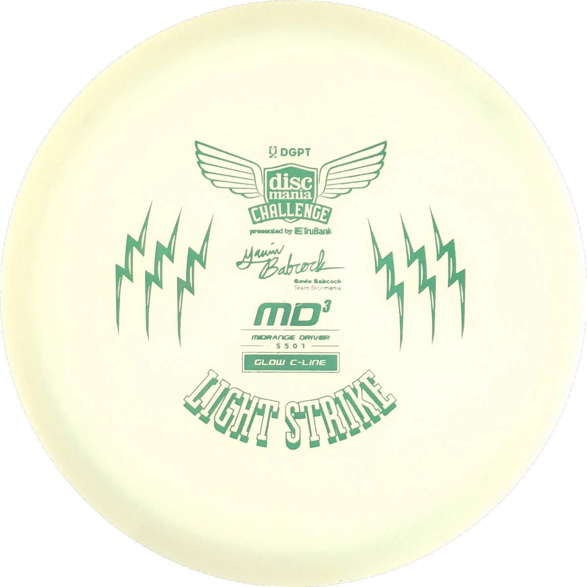 C-line Glow 2026 Discmania Challenge MD3