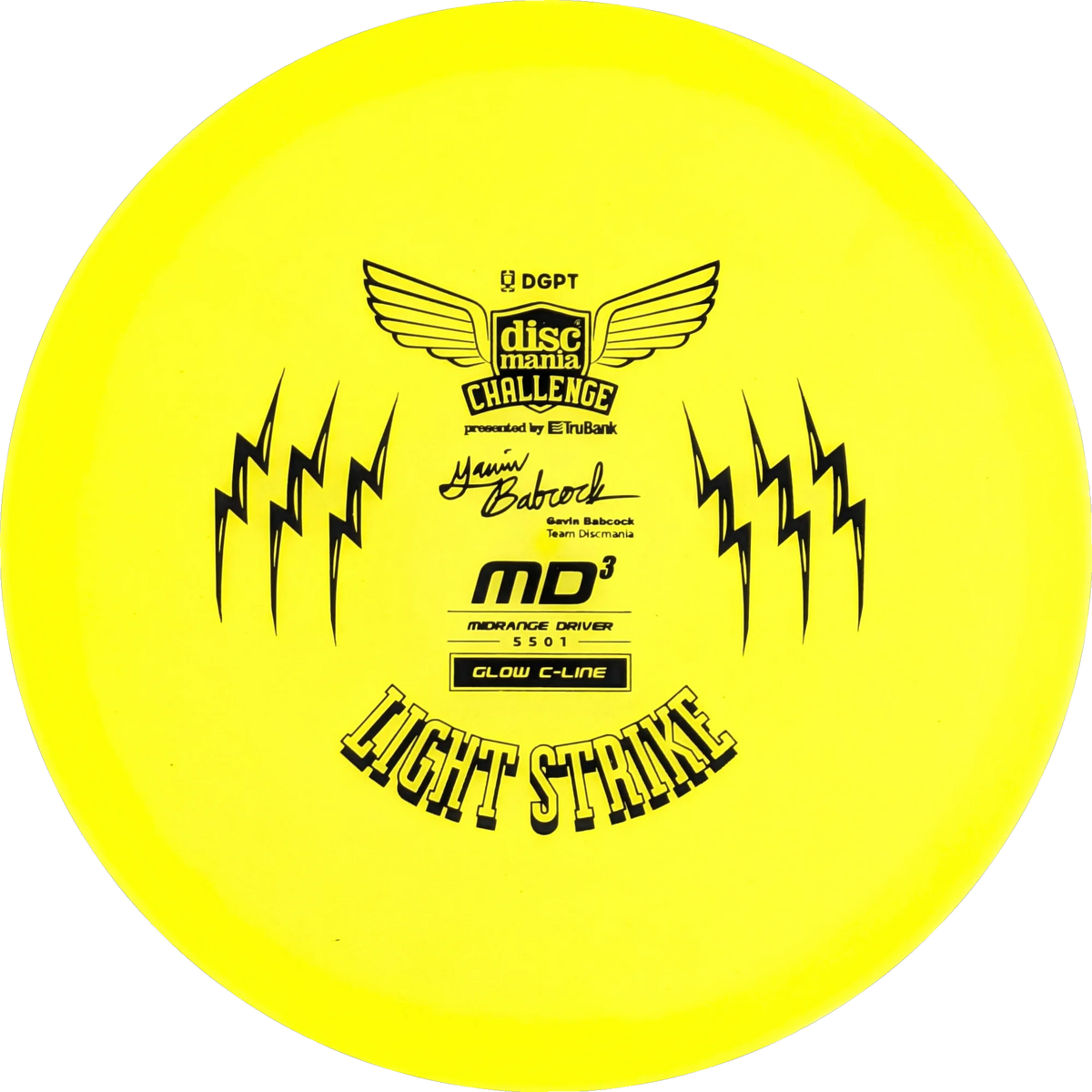 C-line Glow 2026 Discmania Challenge MD3