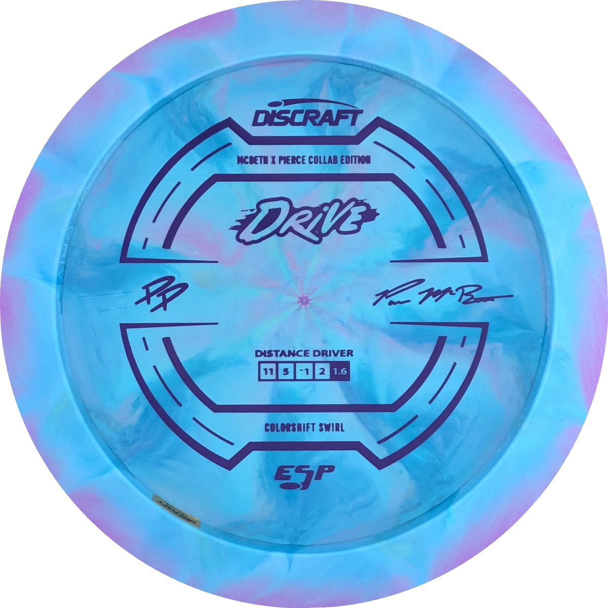 ESP Colorshift Swirl 2025 Paige Pierce & Paul Mcbeth Collab Drive