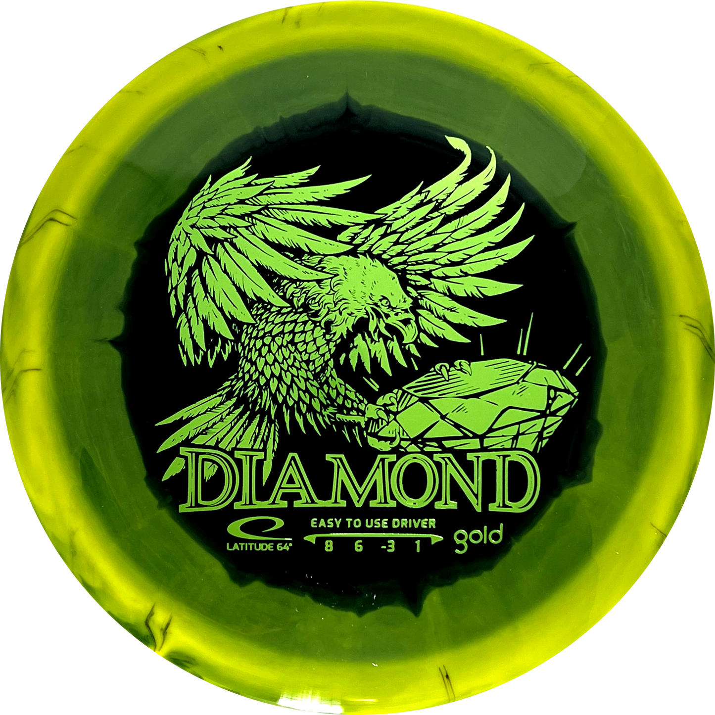 Gold Orbit Diamond Inverted Stamp