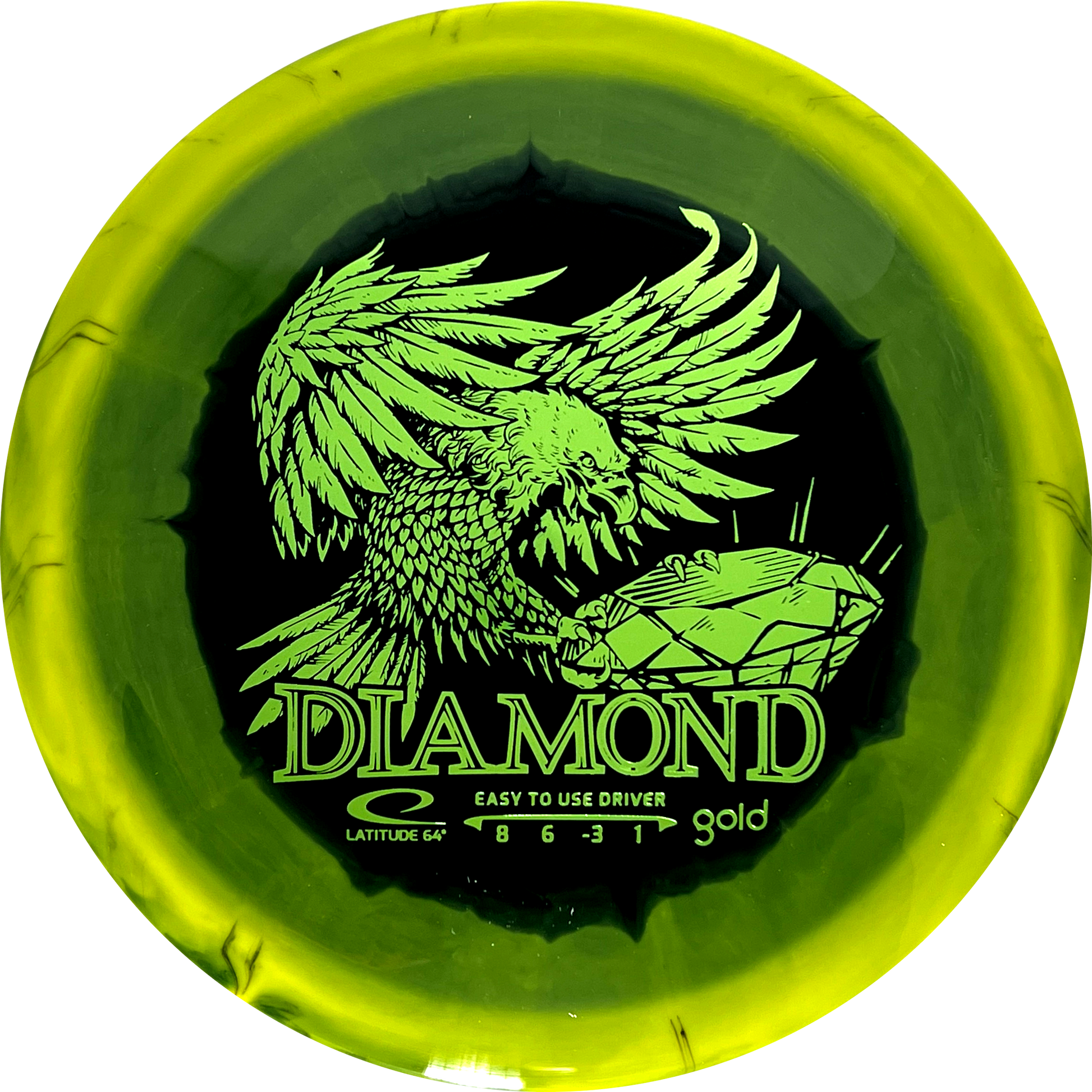 Gold Orbit Diamond Inverted Stamp